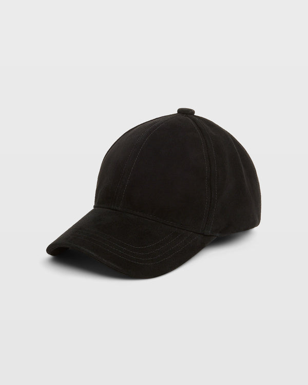 club monaco Suede Cap Black