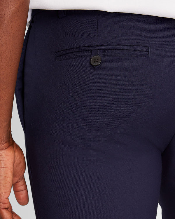 Club Monaco Sutton Twill Dress Pants Blue