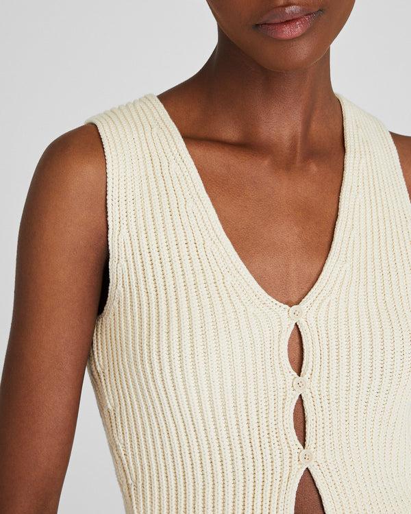 Club Monaco Sweater Vest Off White