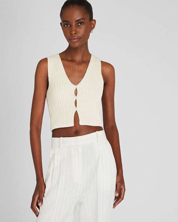 club monaco Sweater Vest Off White