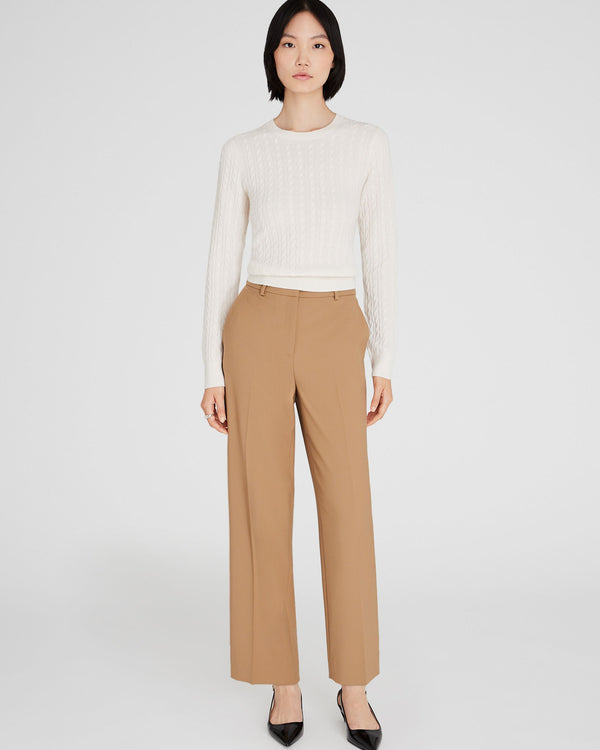 Club Monaco Tab-Detail Pant Warm Camel
