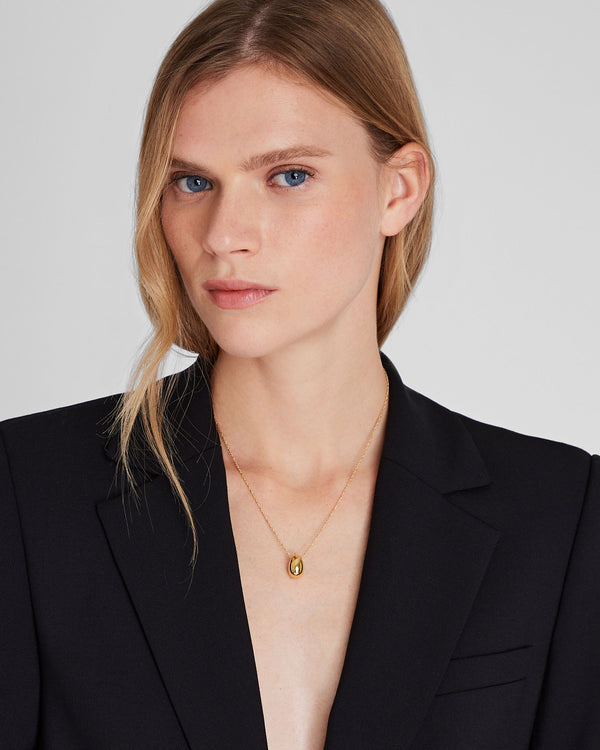 Club Monaco Teardrop Pendant Necklace Gold