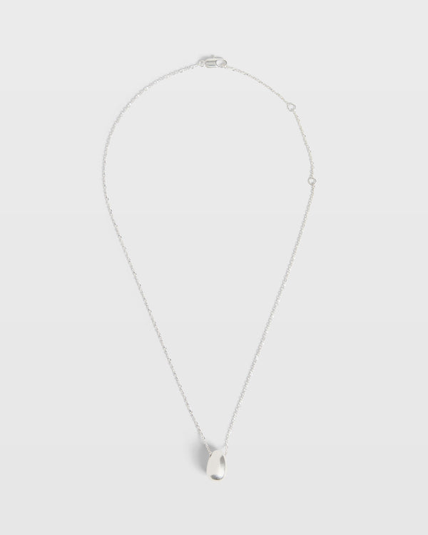 club monaco Teardrop Pendant Necklace Silver