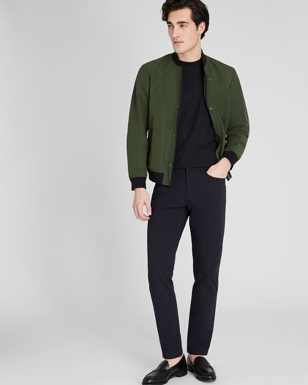 Club Monaco Tech Bomber Jacket Dark Green