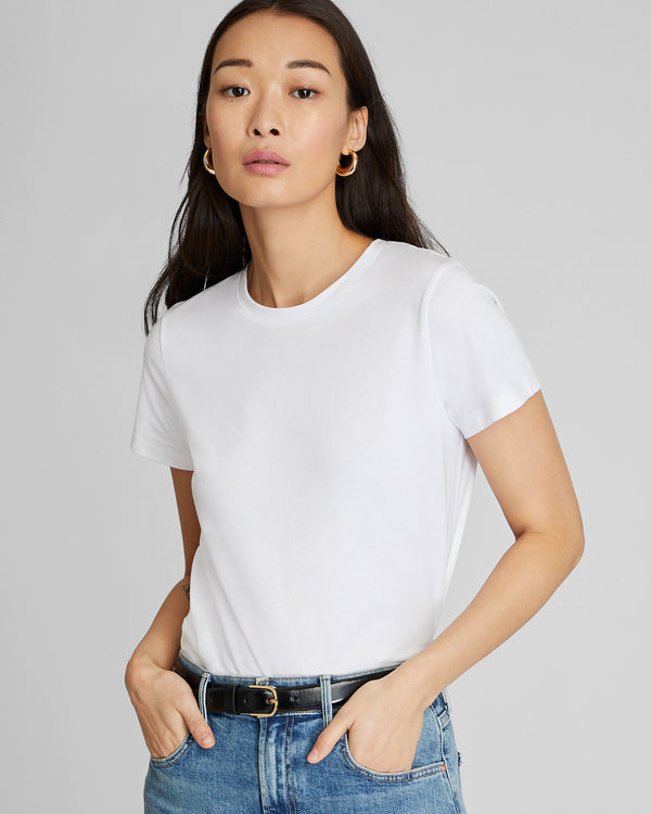club monaco The Crewneck Tee White