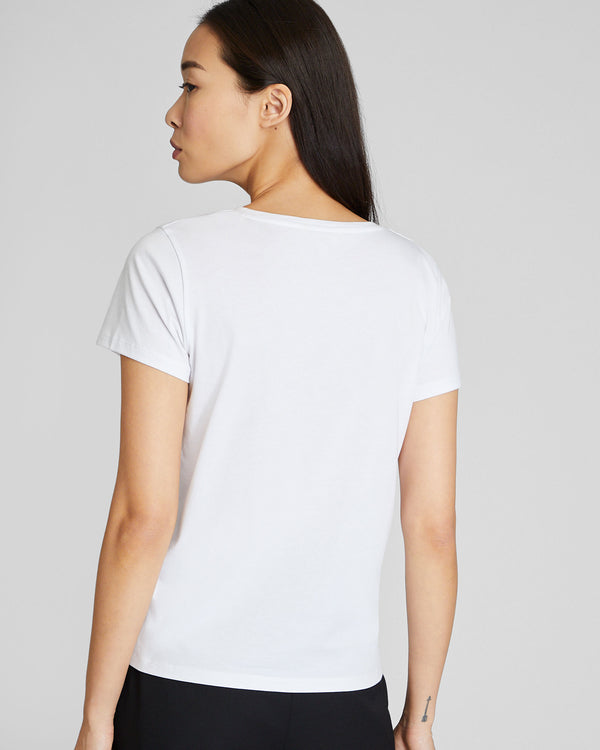 Club Monaco The V-Neck Tee White