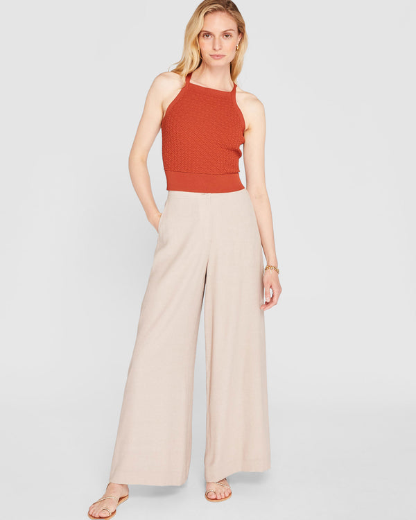 Club Monaco Tie Back Tank Burnt Orange