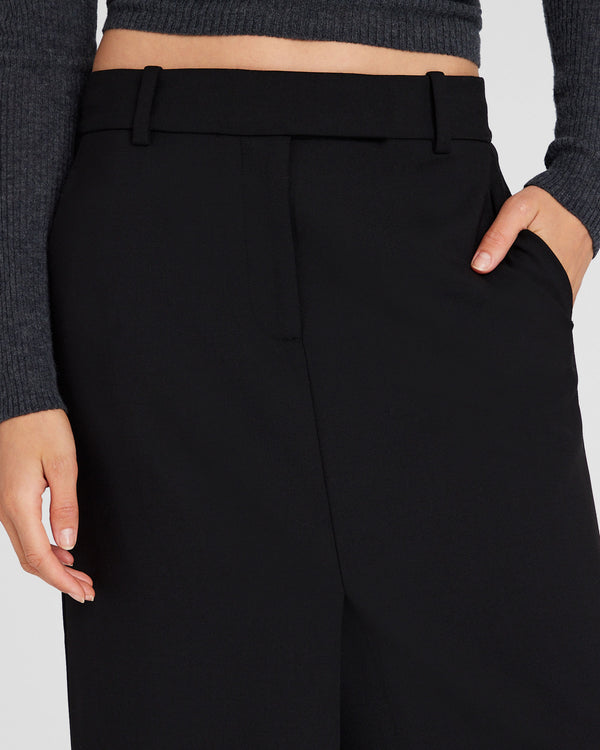 Club Monaco Trouser Midi Skirt Black