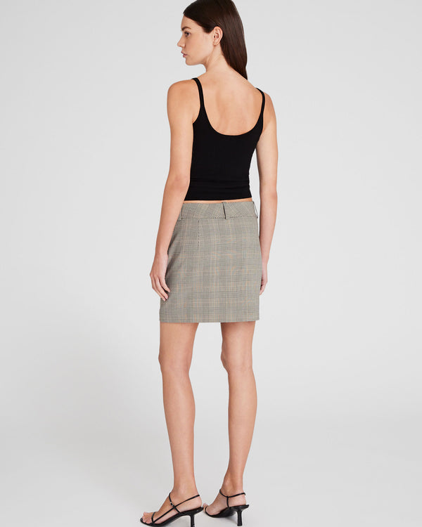 Club Monaco Trouser Mini Skirt Black Ivory