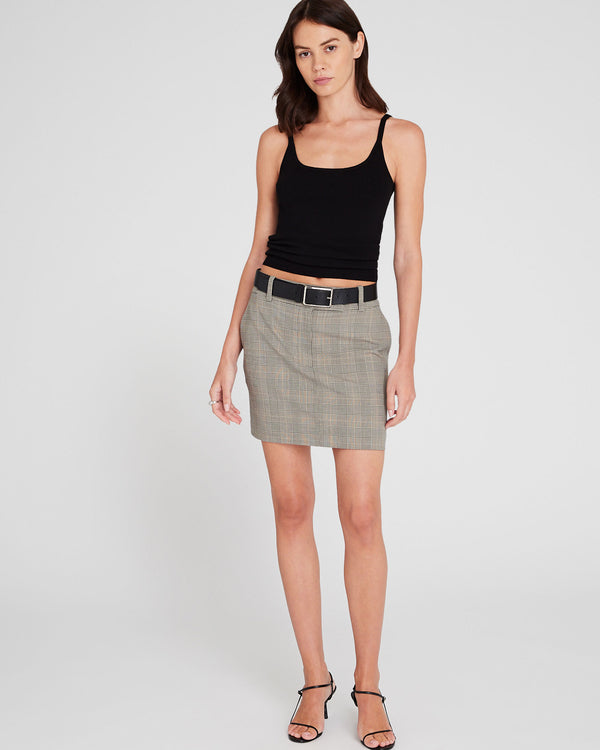 club monaco Trouser Mini Skirt Black Ivory
