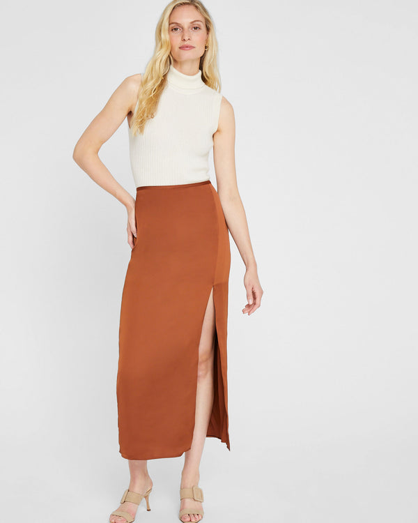 club monaco Trycia Maxi Skirt Tortoise Amber