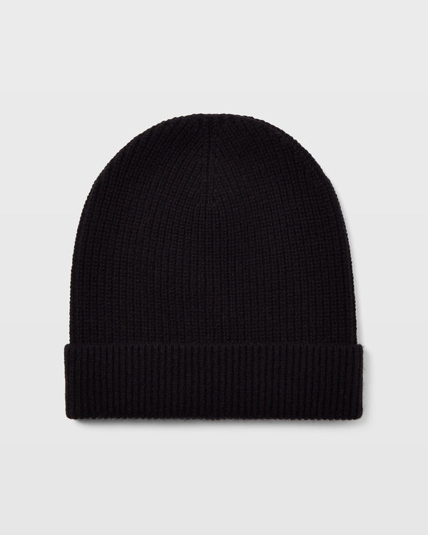 club monaco Turnback Rib Hat Black