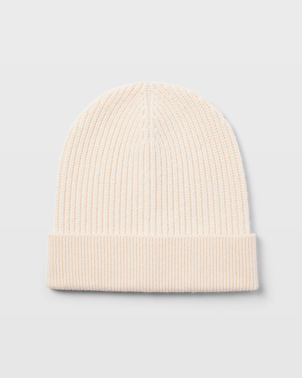 club monaco Turnback Rib Hat Cream