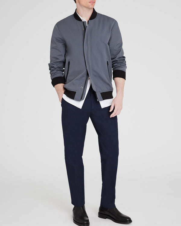 Club Monaco Twill Bomber Slate Blue