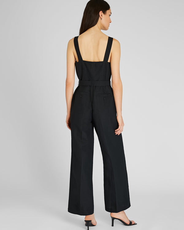 Club Monaco Utility Strap Jumpsuit Black