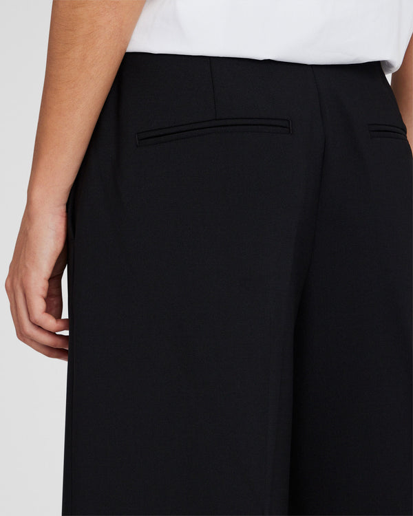 Club Monaco Wide-Leg Borrem Pants Black