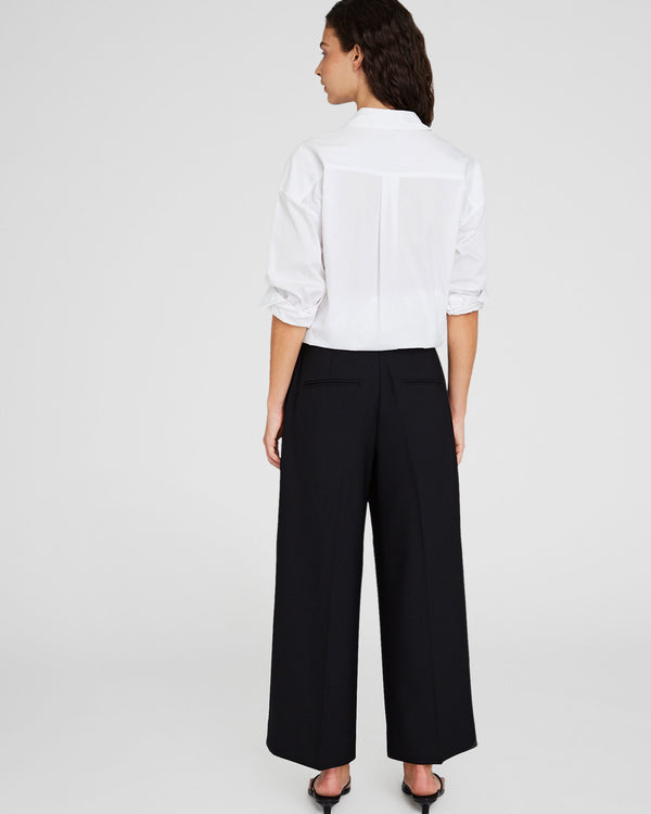Club Monaco Wide-Leg Borrem Pants Black