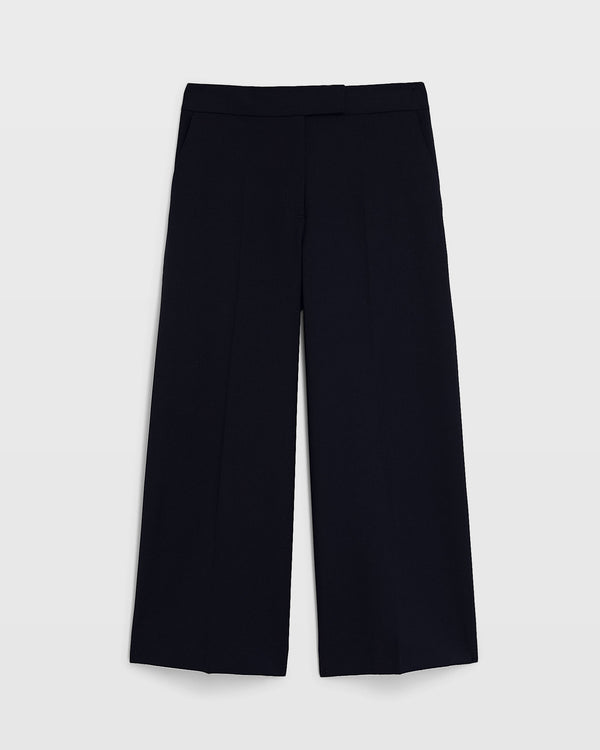 Club Monaco Wide-Leg Borrem Pants Navy