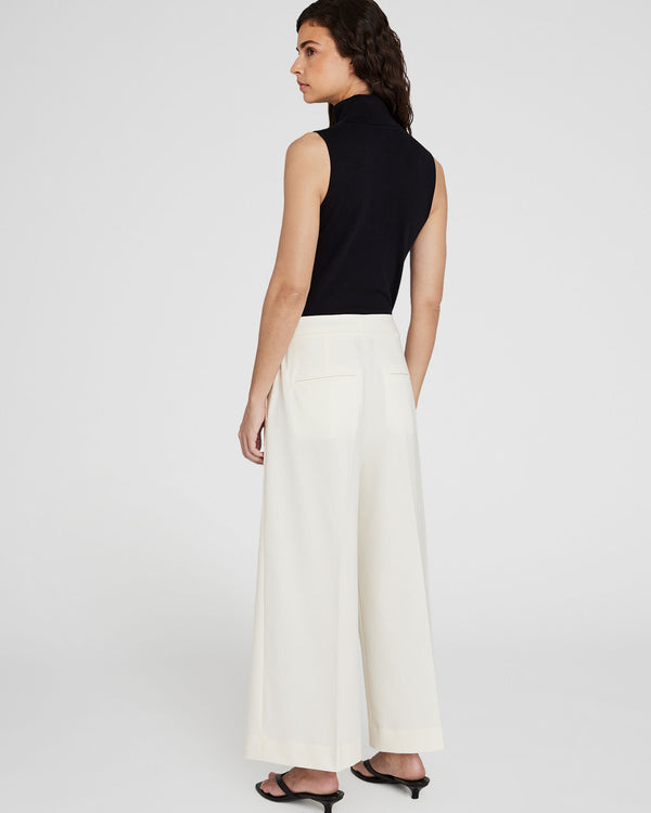 Club Monaco Wide-Leg Borrem Pants White