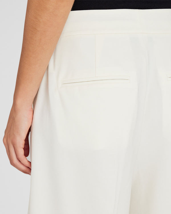 Club Monaco Wide-Leg Borrem Pants White