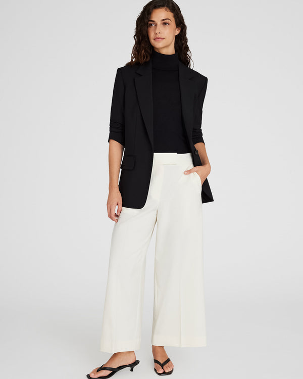club monaco Wide-Leg Borrem Pants White