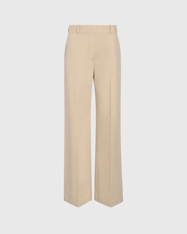 club monaco Wide Leg Chino Pant Light Tan