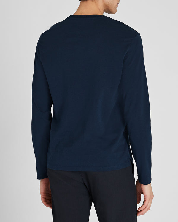 Club Monaco Williams Long-Sleeve Tee Navy