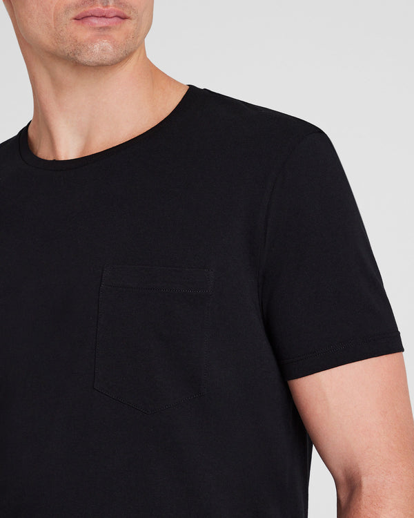 Club Monaco Williams Pocket Tee Black