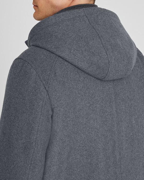 Club Monaco Wool Blend Padded Parka Grey