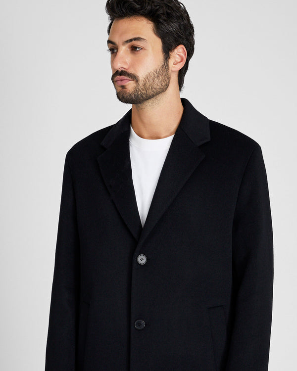Club Monaco Wool-Cashmere Blend Coat Black