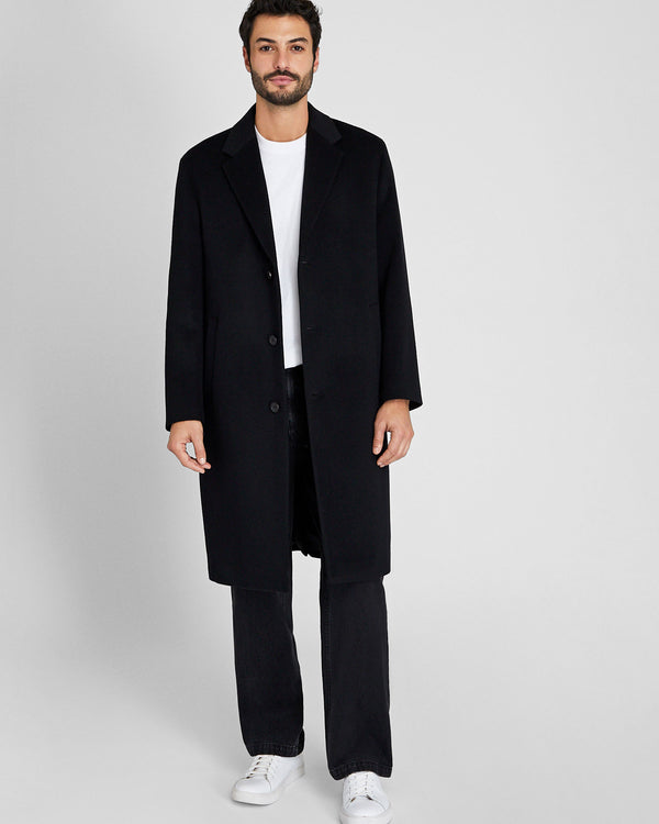 Club Monaco Wool-Cashmere Blend Coat Black
