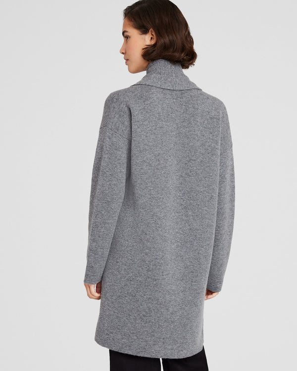 Club Monaco Wool Cashmere Wrap Cardigan Charcoal