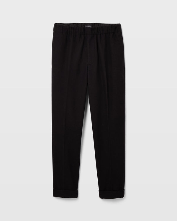 Club Monaco Wool Elasticated Trouser Black