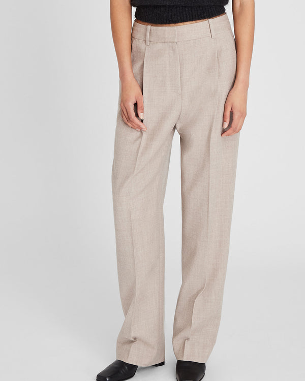 Club Monaco Wool Flannel Trouser Silver Dove