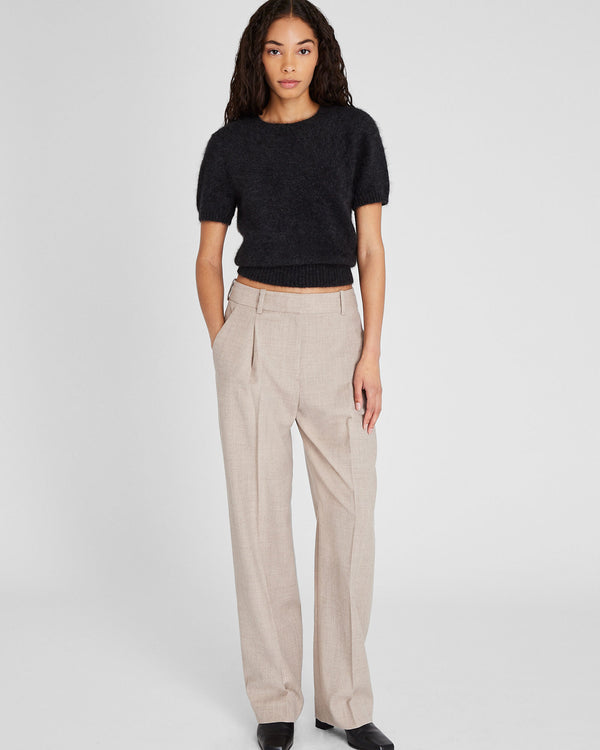 club monaco Wool Flannel Trouser Silver Dove