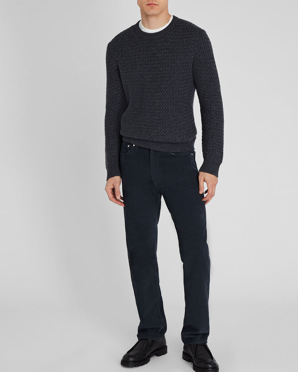 club monaco Corduroy 5-Pocket Straight Pant Dark Blue