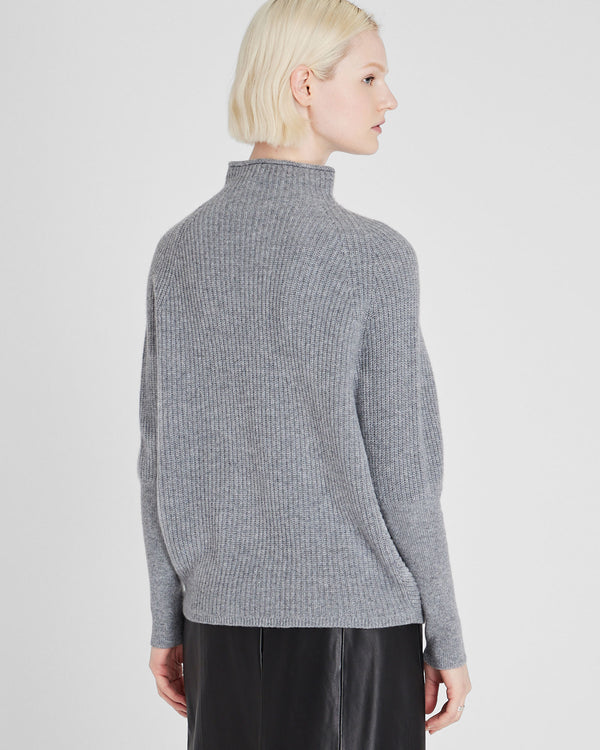Club Monaco Emma Cashmere Sweater Medium Heather Grey