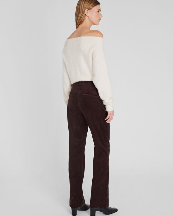 Club Monaco Full-Length Corduroy Trouser Dark Brown