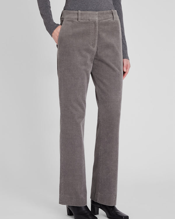 Club Monaco Full-Length Corduroy Trouser Light Grey