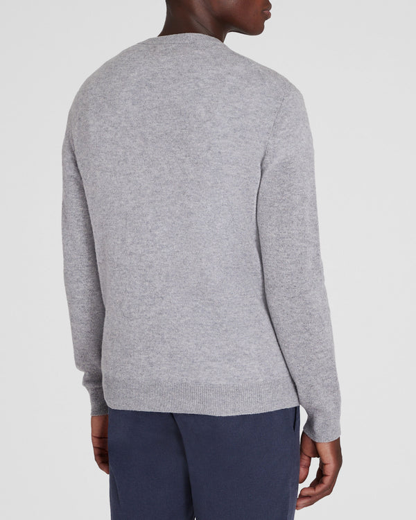 Club Monaco Lightweight Cashmere Crewneck Heather Grey
