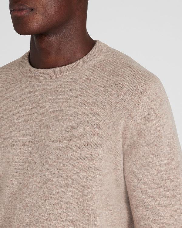 Club Monaco Lightweight Cashmere Crewneck Oatmeal Heather