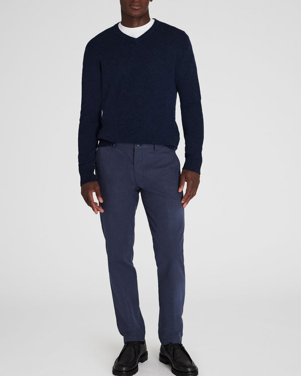 Club Monaco Lightweight Cashmere V-Neck Sweater Navy