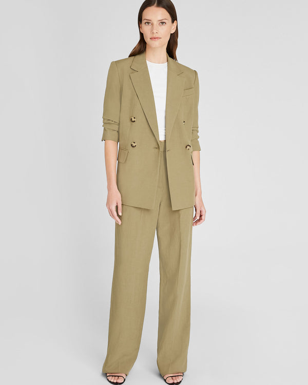 Club Monaco Lightweight Double-Breasted Blazer Thyme