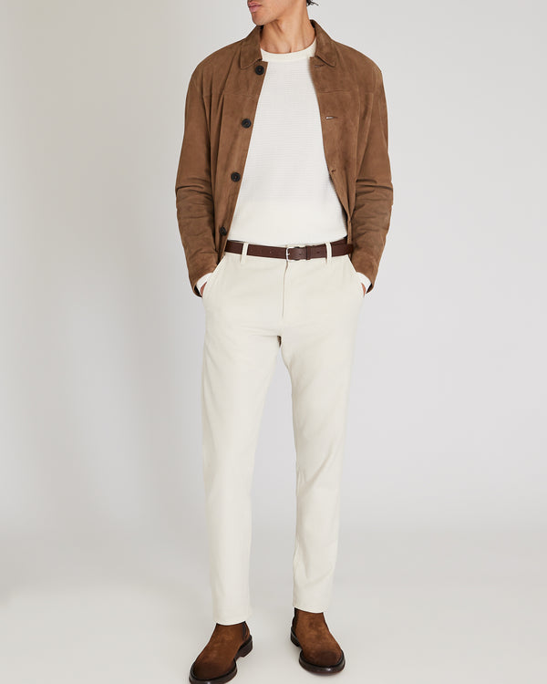 Club Monaco Long-Sleeve Refined Wool Sweater Off White