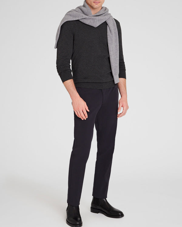 Club Monaco Long-Sleeve Tech Crewneck Dark Charcoal
