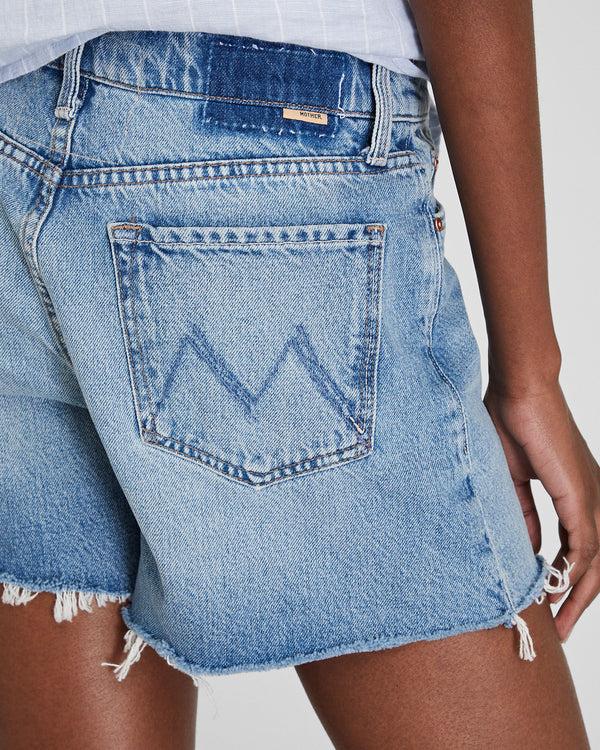 Club Monaco MOTHER The Skipper Short And Long Fray Denim