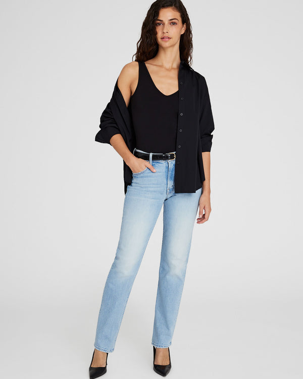 club monaco MOTHER The Smarty Pants Skimp Jeans Light Denim