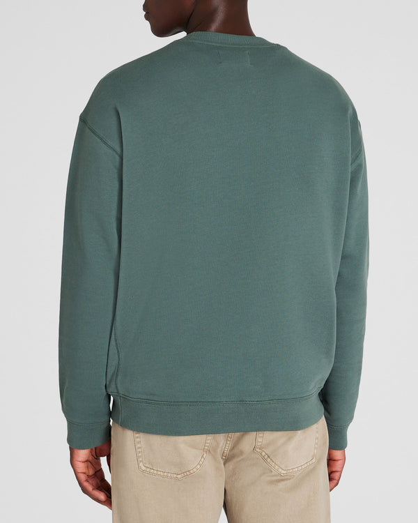 Club Monaco Relaxed Classic Terry Crewneck Sea Glass