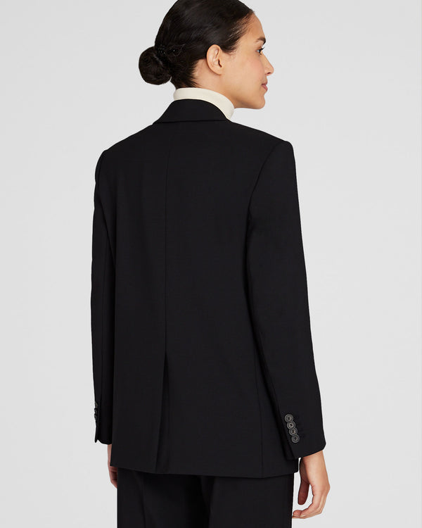 Club Monaco Relaxed Single-Breasted Borrem Blazer Black