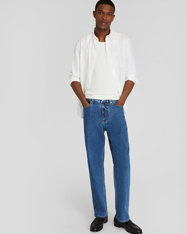 Club Monaco Slim Lightweight Oxford Shirt Blanc De Blanc